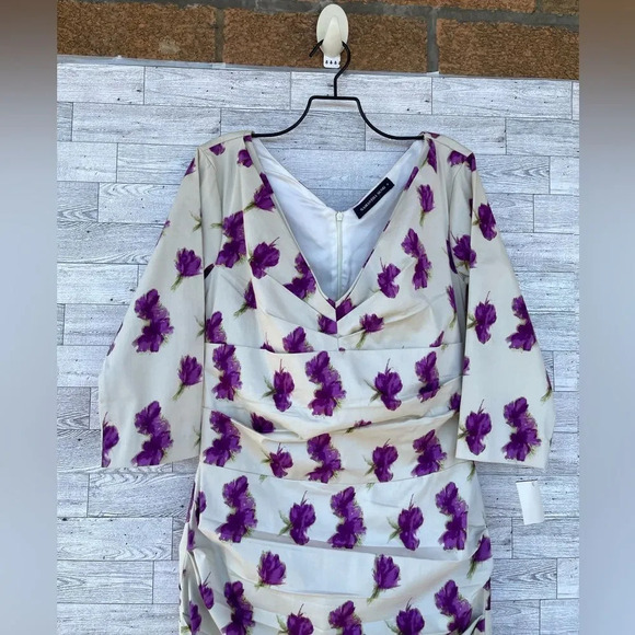 Samantha sung rockabilly Eva passion violet dress size 6 - Picture 3 of 14